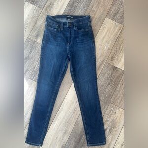 Calvin Klein Women's High Rise Skinny Jeans Size 27 Blue Denim EUC